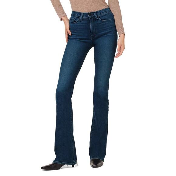 Hudson Barbara Flare Jeans Size 32 Laguna Blue High Rise Stretch Casual Staple - Picture 1 of 14